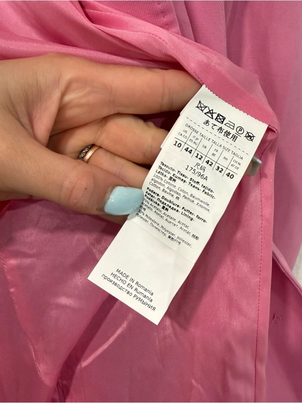 Max Mara Studio Pink Luchino Blazer 10 - Picture 5 of 7